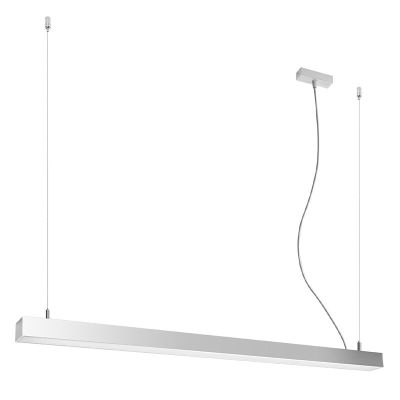 Aluminium pendler lampe grå, Mascha, 38W, 3000K LED