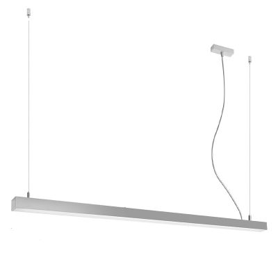 Aluminium pendler lampe grå, Mascha, 48W, 3000K LED