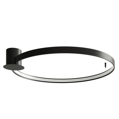 Aluminium plafond sort, Ringo, 50W, 3000K LED