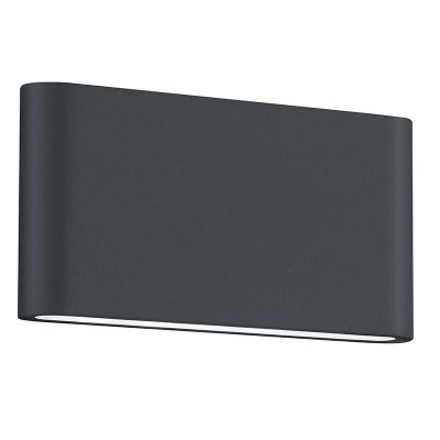 Antracit udendørslampe modern, Bridlington, 4,5W, 3000K LED, IP54