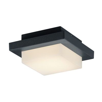 Antracit udendørslampe aluminium, Bletchley, 3,5W, 3000K LED, IP54