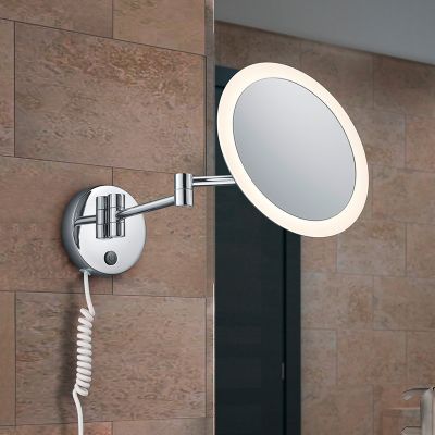 Krom væglampe modern, Bartje, 3W, 3000K LED, IP44, med brytare