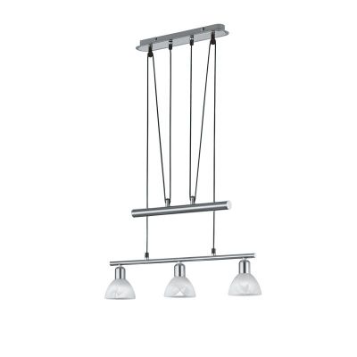 Nikkel pendler lampe modern, Gustav
