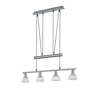 Nikkel pendler lampe modern, Gustav