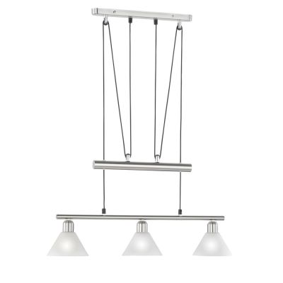 Nikkel pendler lampe klassisk, Portland