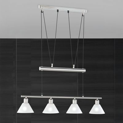 Nikkel pendler lampe klassisk, Portland