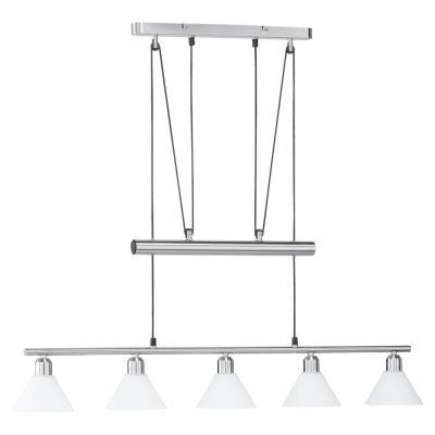 Nikkel pendler lampe klassisk, Portland
