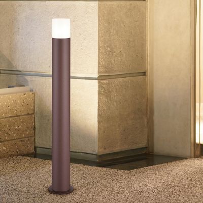 Rustfarvet udendørslampe modern, Fjelso, IP44