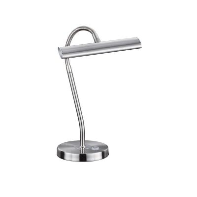 Nikkel bordlampe modern, Eliza, 4W, 3000K LED, med brytare