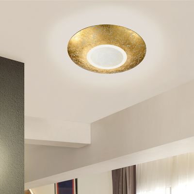 Guld plafond klassisk, Wilke, 12W, 3000K LED