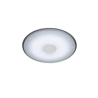 Hvid plafond modern, Levain, 30W, varm til kold hvid justerbar LED, med fjärrkontroll