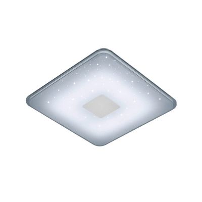 Hvid plafond modern, Lev, 30W, varm til kold hvid justerbar LED, med fjärrkontroll