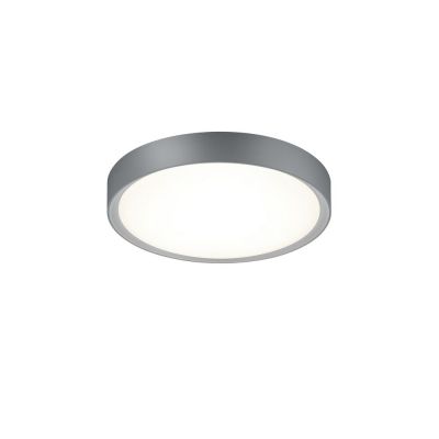 Sølv loftlampe badeværelse plast, Evelina, 18W, 3000K LED, IP44