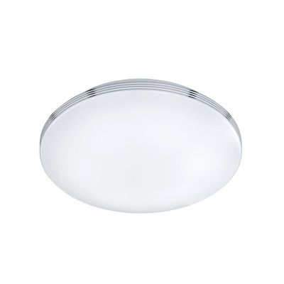 Krom loftlampe badeværelse plast, Brunella, 18W, 3000K LED, IP44