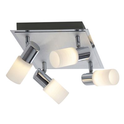 Grå loftspot glas, Morely, 4,3W, 3000K LED