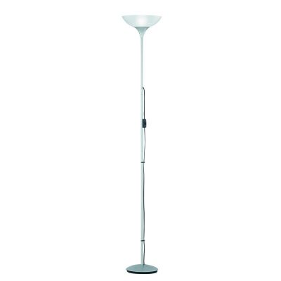 Grå gulv lampe plast, Willem, med brytare