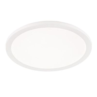 Hvid plafond modern, Gistrup, 24W, 3000K LED, IP44