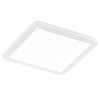 Hvid plafond modern, Gistrup, 18W, 3000K LED, IP44, 3 trins lysdæmper