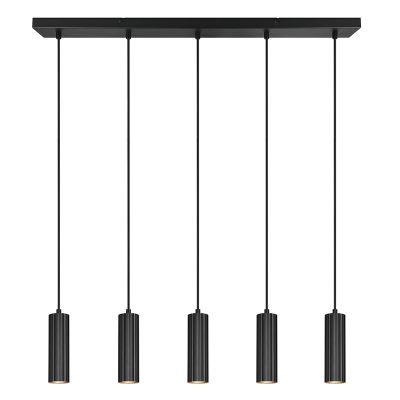 Sort pendler lampe modern, Sieb