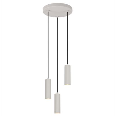 Grå pendler lampe modern, Sieb