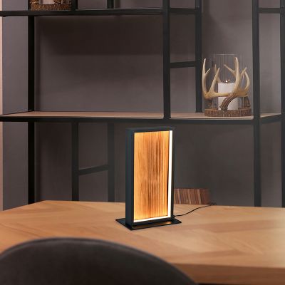 Design bordlampe træ, Tanneke, 10,5W, 3000K LED, 3 trins lysdæmper