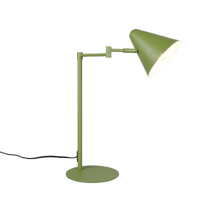 Grøn skrivebordslampe modern, Jille, med brytare