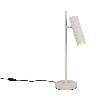 Grå bordlampe modern, Sieb, med brytare