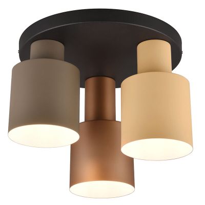 Taupe loftlampe modern, Amila