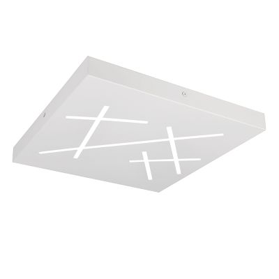 Hvid plafond design, Eelco, 24W, varm til kold hvid justerbar LED, 3 trins lysdæmper