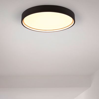 Sort plafond modern, Destin, 29W, varm til kold hvid justerbar LED