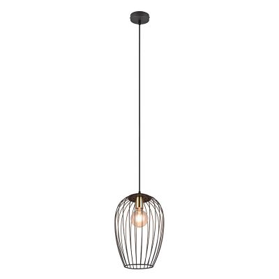 Sort pendler lampe industri, Dilano