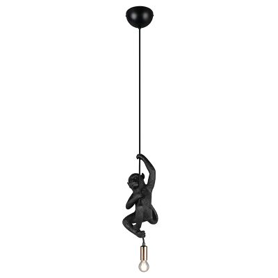 Sort pendler lampe plast, Macaca