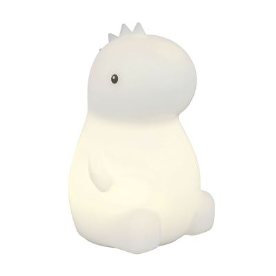 Hvid bordlampe til børneværelse plast, Vedat, 0,5W, RGBW LED, med brytare