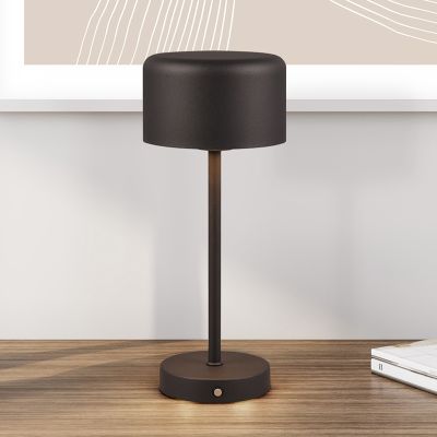 Sort bordlampe modern, Dustin, 1,5W, 3000K LED, med beröringsdimmer