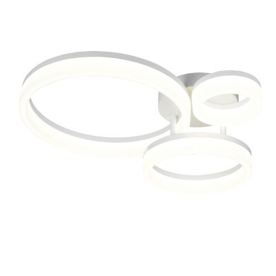 Hvid loftlampe design, Ufuk, 32W, 4000K LED
