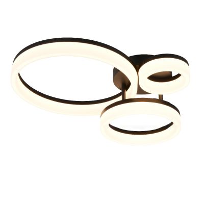 Sort loftlampe design, Ufuk, 32W, 3000K LED