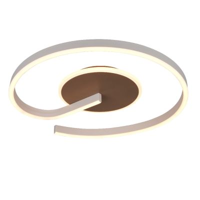Brun loftlampe design, Ymer, 21W, white switch LED, 3 trins lysdæmper