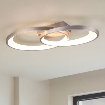 Nikkel plafond modern, Ersan, 25W, 3000K LED