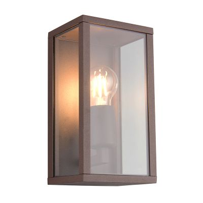 Rustfarvet udendørslampe modern, Sanna, IP44