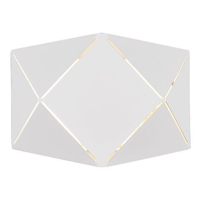 Hvid væglampe modern, Soloro, 6W, 3000K LED