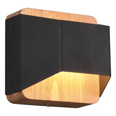 Sort up down væglampe modern, Navajo, 4,3W, 3000K LED