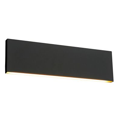 Antracit up down væglampe modern, Coscon, 6W, 3000K LED