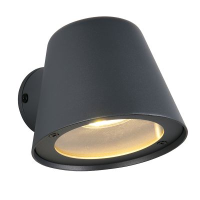 Antracit udendørslampe modern, Noufissa, IP44