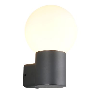 Antracit udendørslampe modern, Ouarda, IP44