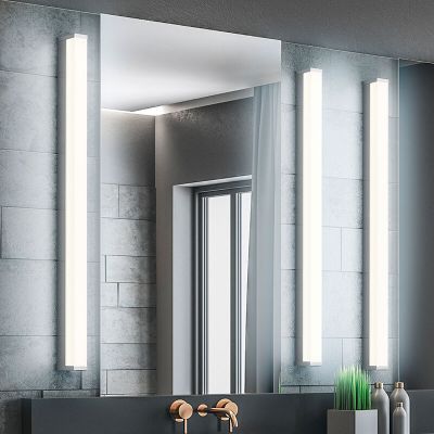Krom væglampe badeværelse modern, Celesta, 20W, 3000K LED, IP44