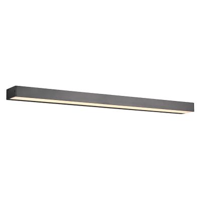 Sort væglampe badeværelse modern, Basma, 13W, 3000K LED, IP44