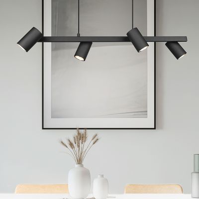Sort pendler lampe modern, Kaso