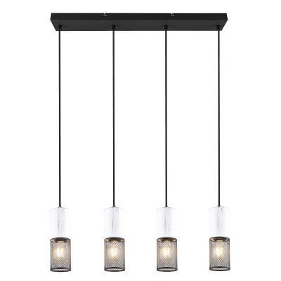 Sort pendler lampe vintage, Marjet