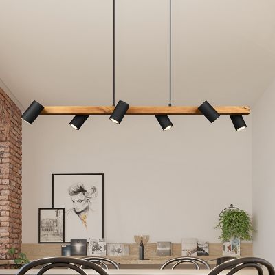 Sort pendler lampe modern, Kaso