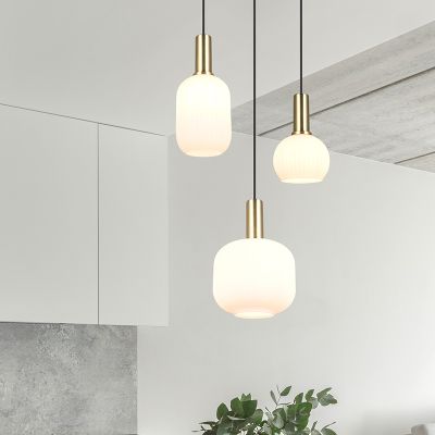 Hvid pendler lampe design, Nurullah